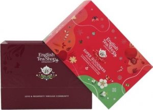 English Tea Shop KOLEKCJA HERBATEK ŚWIĄTECZNYCH BIO PIRAMIDKI (SUPER GOODNESS - 3 SMAKI) (12 x 2 g) 24 g (PRODUKT SEZONOWY) - ENGLISH TEA SHOP OR 1