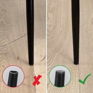 Szchara KRZESŁO TAPICEROWANE SZARE WELUROWE NOWOCZESNE 15