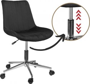 Szchara Fotel BIUROWY obrotowy do biurka KRZESŁO welurowe 10
