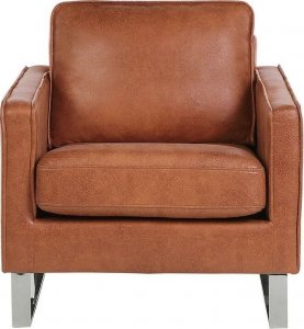 Beliani Fotel brązowy VIND! 3