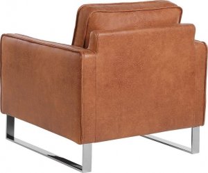 Beliani Fotel brązowy VIND! 4