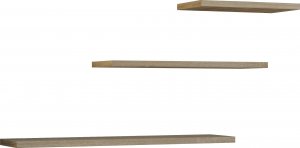 Topeshop Komplet 3 X Półka Wisząca Tobi 3p Dąb Sonoma! 2