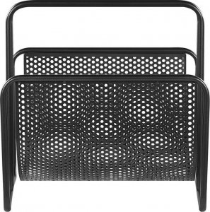 Beliani Gazetnik żelazny czarny BELA! 3