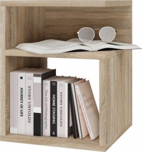 Topeshop Szafka Nocna Stolik Komoda Sypialnia Tini Dąb Sonoma! 2