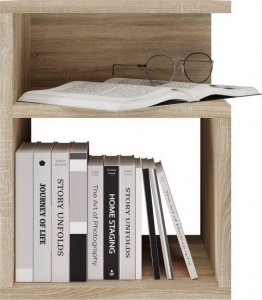 Topeshop Szafka Nocna Stolik Komoda Sypialnia Tini Dąb Sonoma! 3