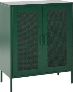 Beliani Szafka dwudrzwiowa metalowa zielona WAKATIPU! 2