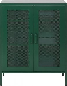 Beliani Szafka dwudrzwiowa metalowa zielona WAKATIPU! 3