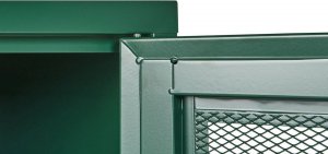 Beliani Szafka dwudrzwiowa metalowa zielona WAKATIPU! 5