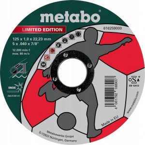 Metabo Tarcza tnąca Metabo 125 x 1.0 x 22.23 1