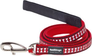 RedDingo Smycz dla psa ODBLASK Red Dingo Czarna zygzaki 15mm/31-47cm 1