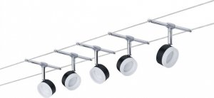 Paulmann System linkowy ClearLED 5x4W Czarny/Chrom 12VDC tworzywo sztuczne 1