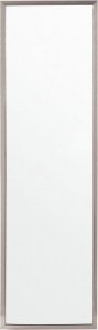 Beliani Lustro stojące 40 x 140 cm srebrne 3