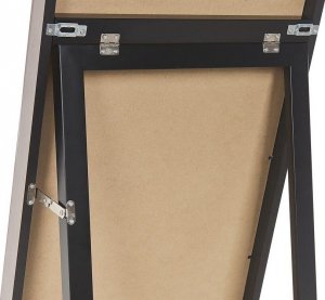 Beliani Lustro stojące 40 x 140 cm srebrne 5