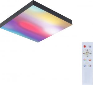 Lampa sufitowa Paulmann Panel Velora Rainbow295x295mm 13,2W dynamicRGBW Czarny 230V metal 1