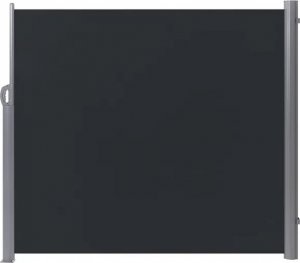 Beliani Lumarko Markiza boczna zwijana 180 x 300 cm ciemnoszara DORIO! 1