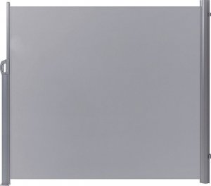 Beliani Lumarko Markiza boczna zwijana 180 x 300 cm jasnoszara DORIO! 1