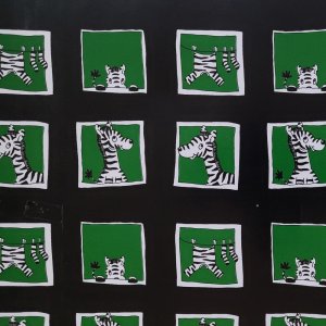 Papier zielony zebry do prezentów 57cmx20m 20m317 1