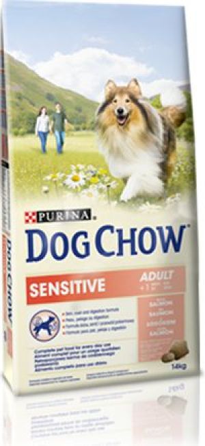 Purina Dog Chow Adult Sensitive Łosoś - 14 kg 1