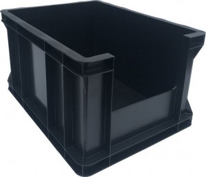 qBox Pojemnik transportowy 1/2 EURO 220 inspekcyjny wym. 400 x 300 x 220 mm (kolor szary) 1