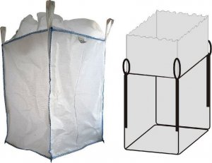 Blot Worek powlekany BIG BAG 9. 4 uchwyty, wym. 700x1100x1200mm - KOMPLET 20 szt. 1