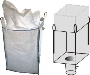 IZOMER Powlekany worek BIG BAG 11. 4 uchwyty, wym. 700x1100x1200mm - KOMPLET 20 szt. 1