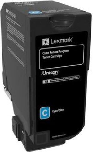 Toner Lexmark 74C20C0 Cyan Oryginał  (74C20C0) 1