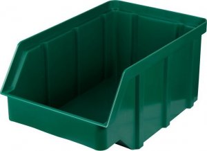 qBox Pojemnik plastikowy warsztatowy z polipropylenu standardowego. Wym: 156x100x75mm (kolor: zielony) 1