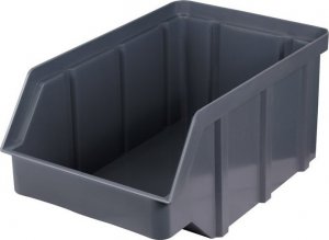qBox Pojemnik plastikowy warsztatowy z polipropylenu standardowego. Wym: 156x100x75mm (kolor: szary) 1
