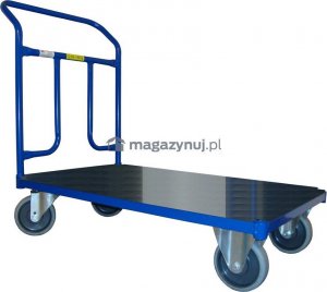 WiZ Wózek platformowy jednoburtowy, platforma z blachy. Wym. 1000x600mm (Ładowność: 300kg) 3