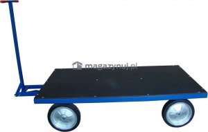 WiZ Wózek platformowy. Platforma ze sklejki z siatką antypoślizgową. Wym. 1000x2000mm (Koła: Pełne) 2