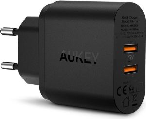 Ładowarka Aukey PA-T16 2x USB-A 6 A (PA-T16) 2