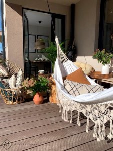 am-gardenhome Hamak boho-makrama XXL 2-osobowy 6