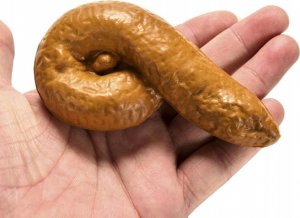 Korbi SZTUCZNA KUPA GADŻET PRANK STOLEC POOP PREZENT 4