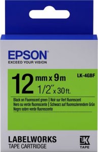 Epson TAPE - LK4GBF FLUOR BLK/ - C53S654018 1