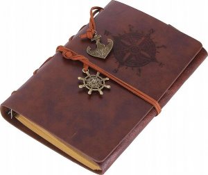 Korbi PAMIĘTNIK NOTES PODRÓŻNIKA VINTAGE DZIENNIK RETRO 2