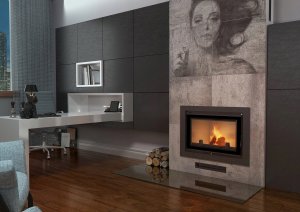 Hurtex Podstawa szklana hartowana - szyba pod Piec lub Kominek 100x50 cm 3