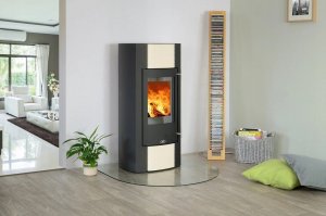 Hurtex Podstawa szklana hartowana - szyba pod Piec lub Kominek 80x70 cm CZARNA 7