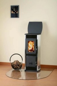 Hurtex Podstawa szklana hartowana - szyba pod Piec lub Kominek 80x70 cm CZARNA 8