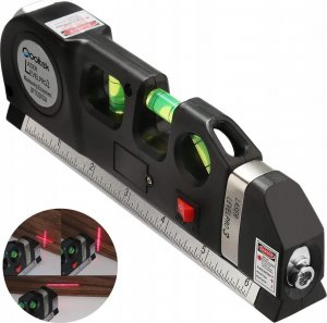 Korbi LASEROWA POZIOMICA Z MIARĄ 250cm LASER LED 3