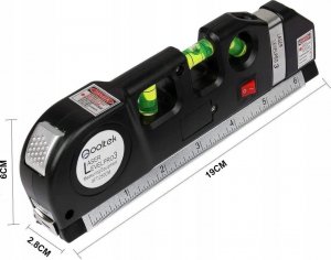 Korbi LASEROWA POZIOMICA Z MIARĄ 250cm LASER LED 5