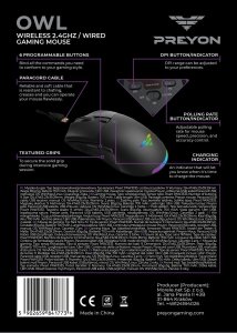 Mysz PREYON Owl Wireless  (POW35B) 9