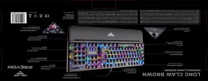 Klawiatura PREYON Long Claw Brown Gateron Brown (PLCB104B) 9