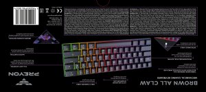 Klawiatura PREYON Brown All Claw Gateron Brown Hot Swap (PBAC61B) 9