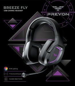 Słuchawki PREYON Breeze Fly Czarne (PBF50B) 6
