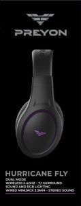 Słuchawki PREYON Hurricane Fly Czarne (PHF40B) 13