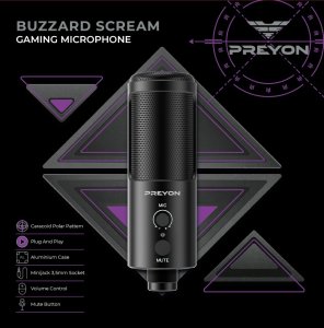 Mikrofon PREYON USB Buzzard Scream (PBS43B) 11