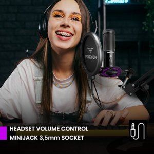 Mikrofon PREYON USB Eagle Scream RGB (PES43B) 2