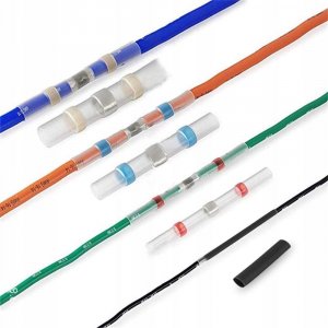 Korbi ZESTAW SZYBKOZŁĄCZKA Z CYNĄ TERMOKURCZLIWA 100SZT 4