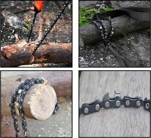 Korbi Ręczna piła łańcuchowa 11 zębów 65 cm 4