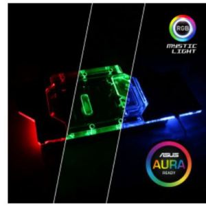 Phanteks Glacier GTX 1080/1070, ASUS Strix, RGB, chrom (PH-GB1080AS_CR01) 2